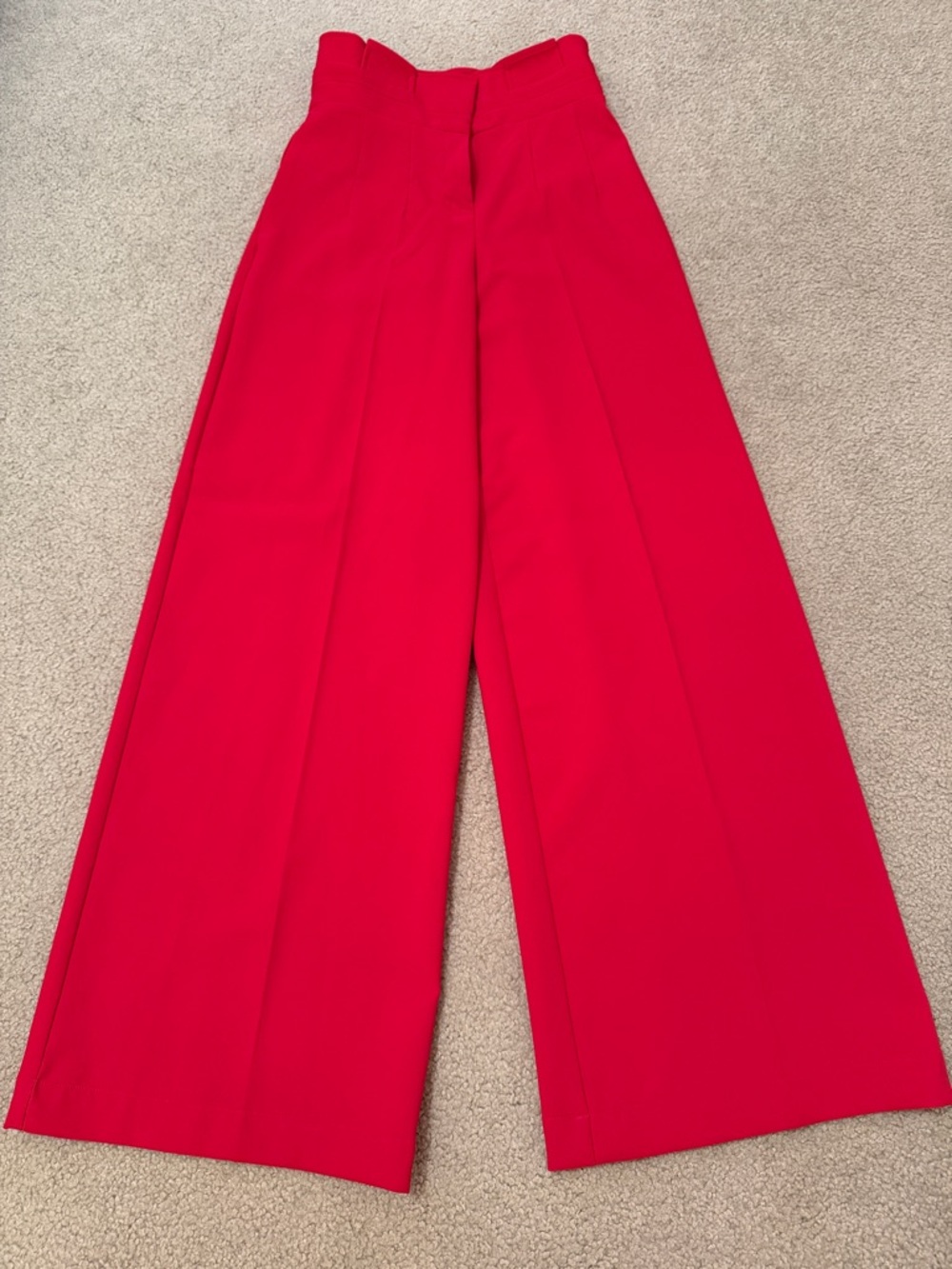 New York & Company Red Wide-Leg Pants